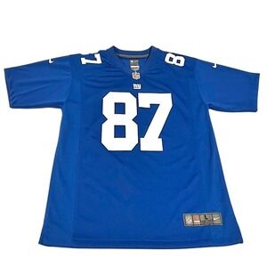 Nike New York Giants Sterling Shepard 87 Jersey Youth Large Blue NFL On Field